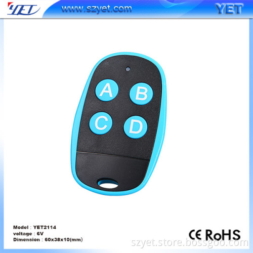 High price wireless rf 433.92mhz universal automatic gate opener car alarm remote control transmitter